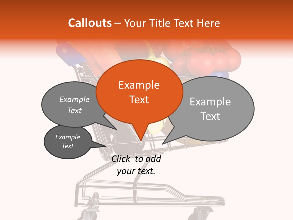Bananas Fresh Red PowerPoint Template