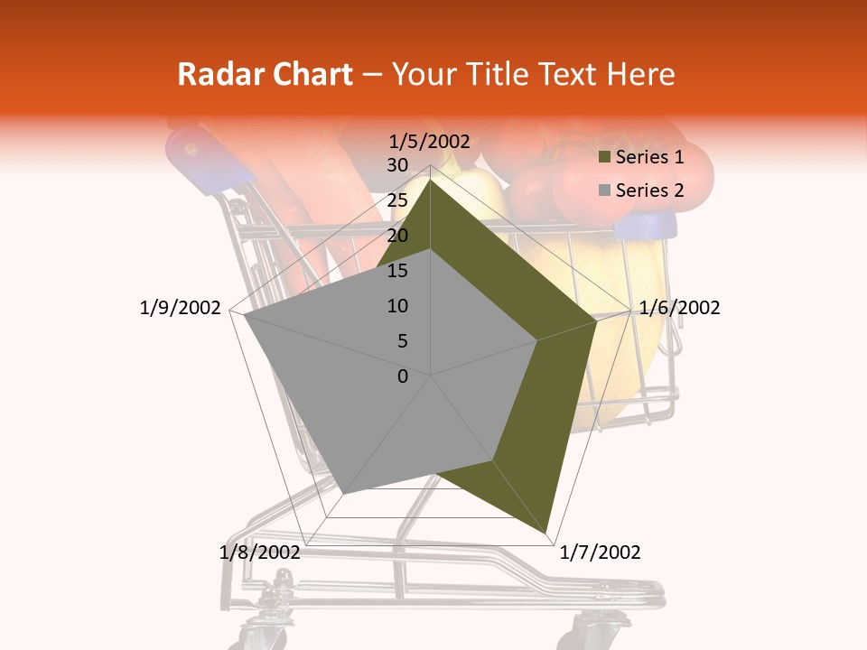 Bananas Fresh Red PowerPoint Template