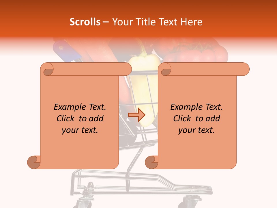Bananas Fresh Red PowerPoint Template