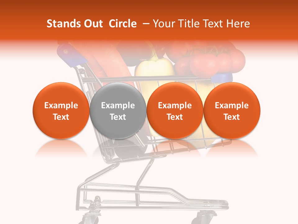 Bananas Fresh Red PowerPoint Template