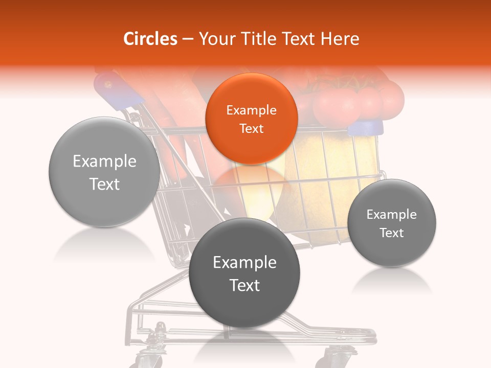 Bananas Fresh Red PowerPoint Template