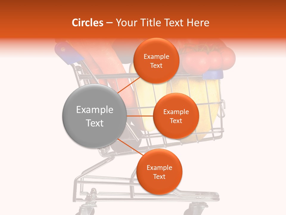 Bananas Fresh Red PowerPoint Template