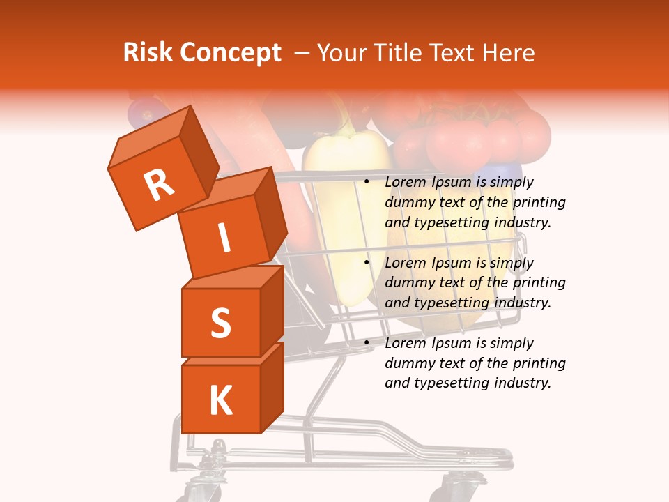 Bananas Fresh Red PowerPoint Template