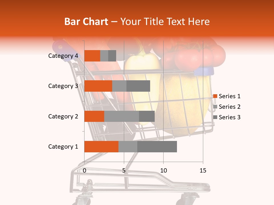 Bananas Fresh Red PowerPoint Template