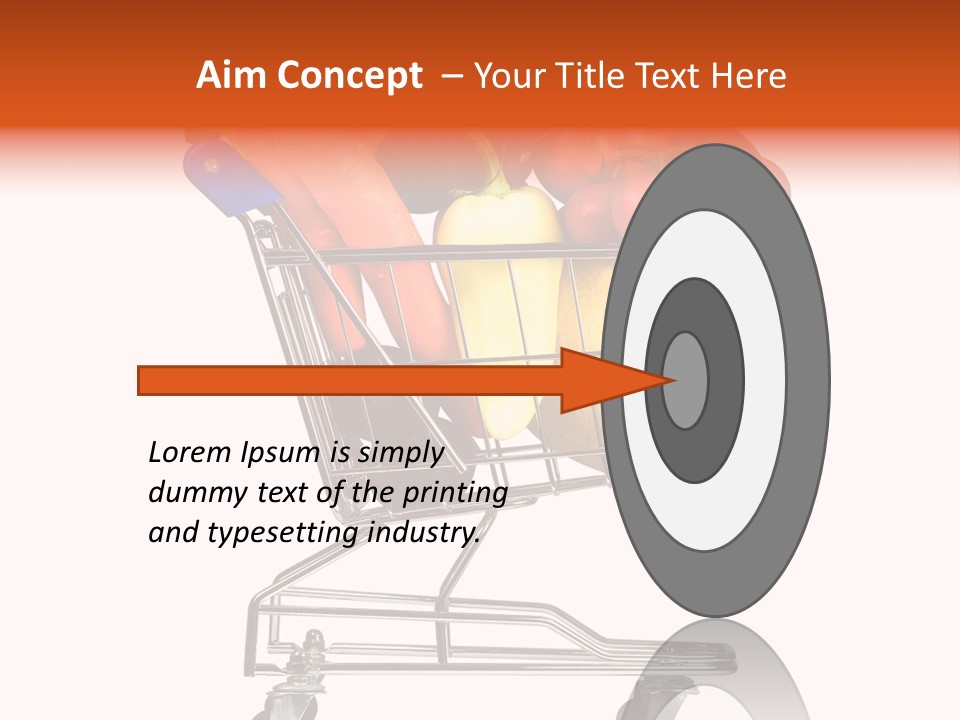 Bananas Fresh Red PowerPoint Template