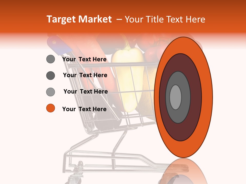 Bananas Fresh Red PowerPoint Template