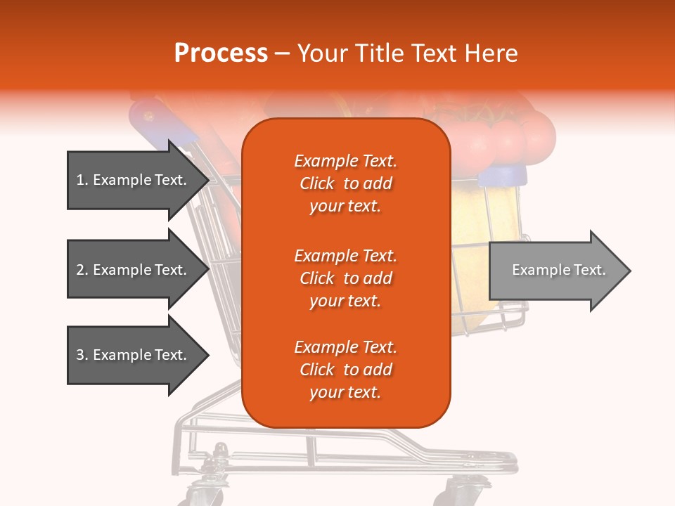 Bananas Fresh Red PowerPoint Template