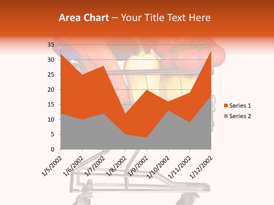 Bananas Fresh Red PowerPoint Template