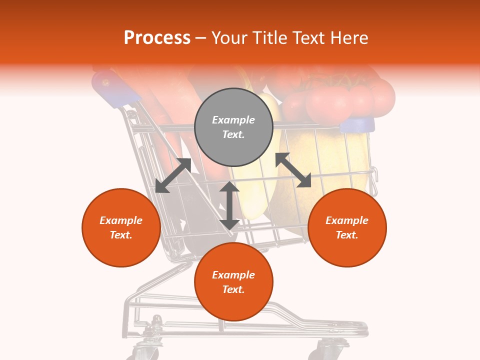 Bananas Fresh Red PowerPoint Template