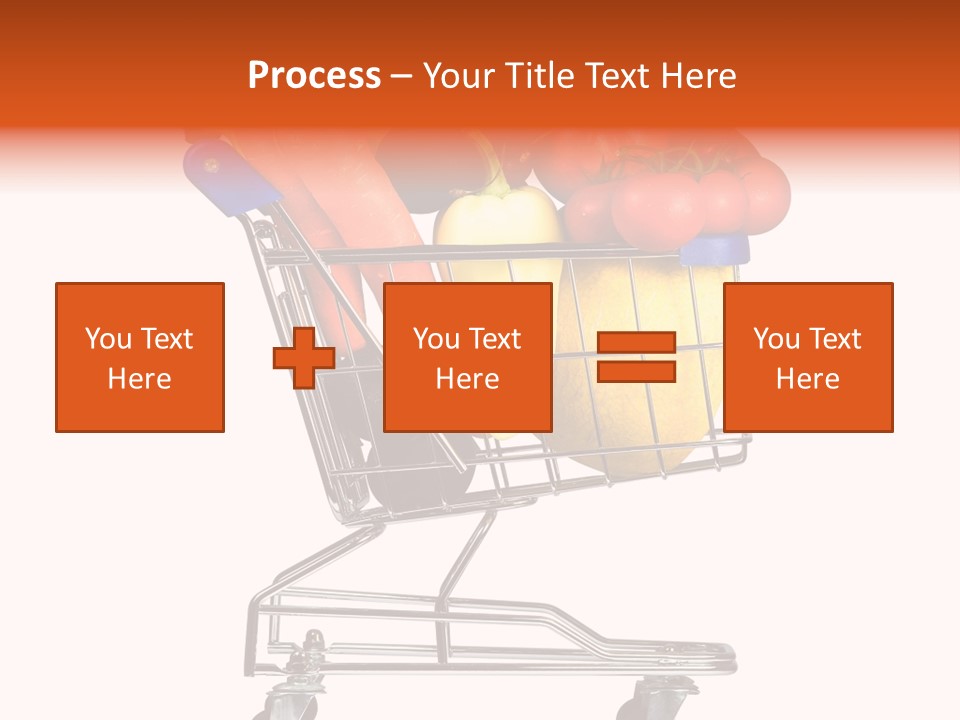 Bananas Fresh Red PowerPoint Template