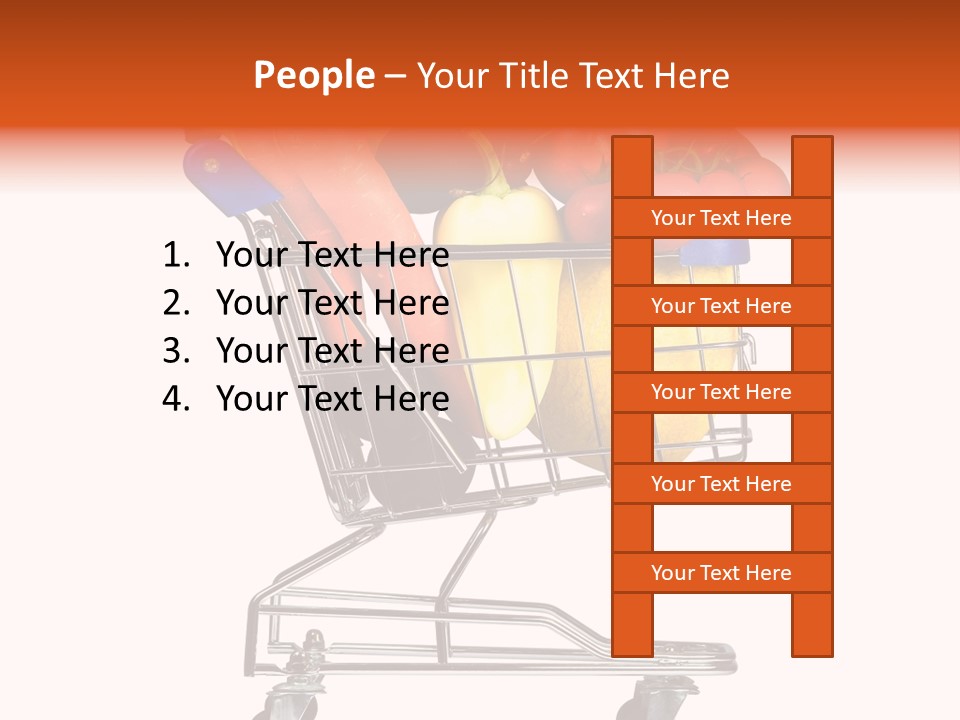 Bananas Fresh Red PowerPoint Template