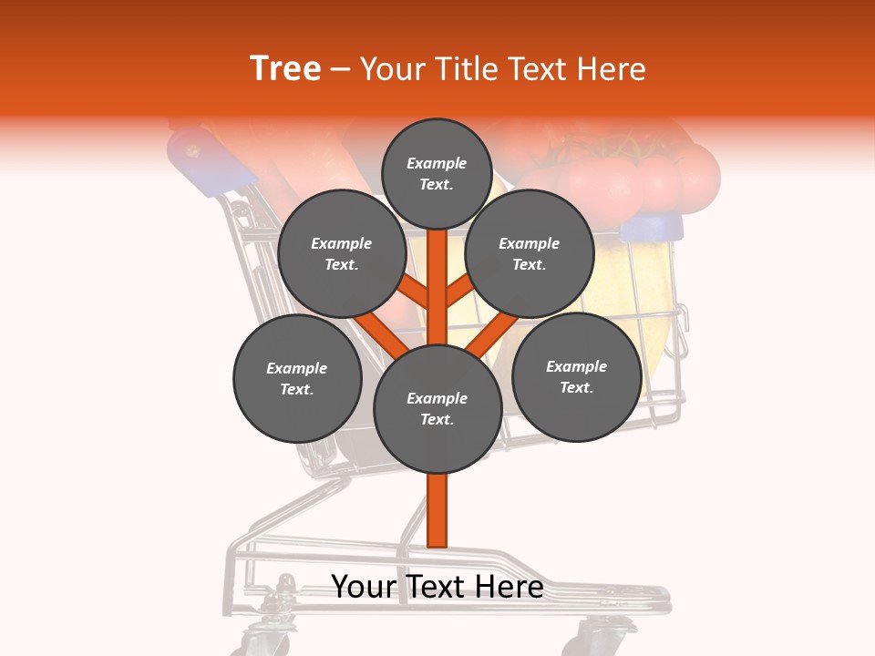 Bananas Fresh Red PowerPoint Template