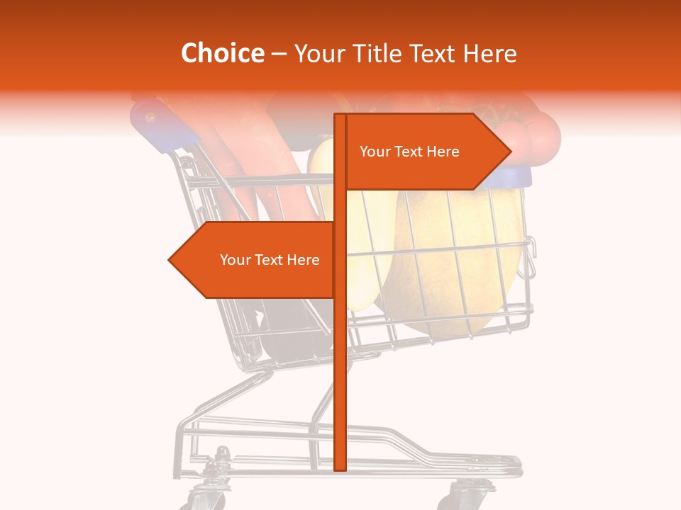 Bananas Fresh Red PowerPoint Template