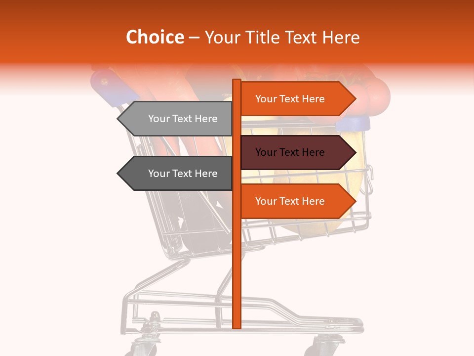 Bananas Fresh Red PowerPoint Template