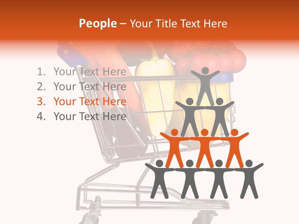 Bananas Fresh Red PowerPoint Template