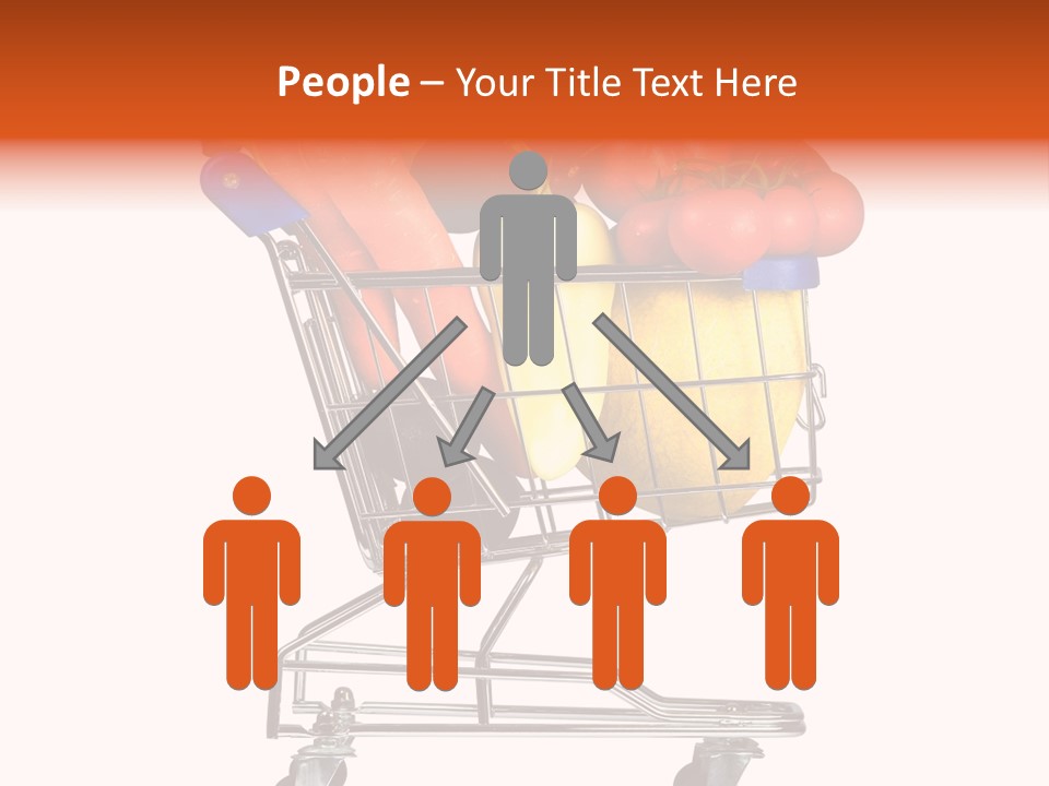 Bananas Fresh Red PowerPoint Template