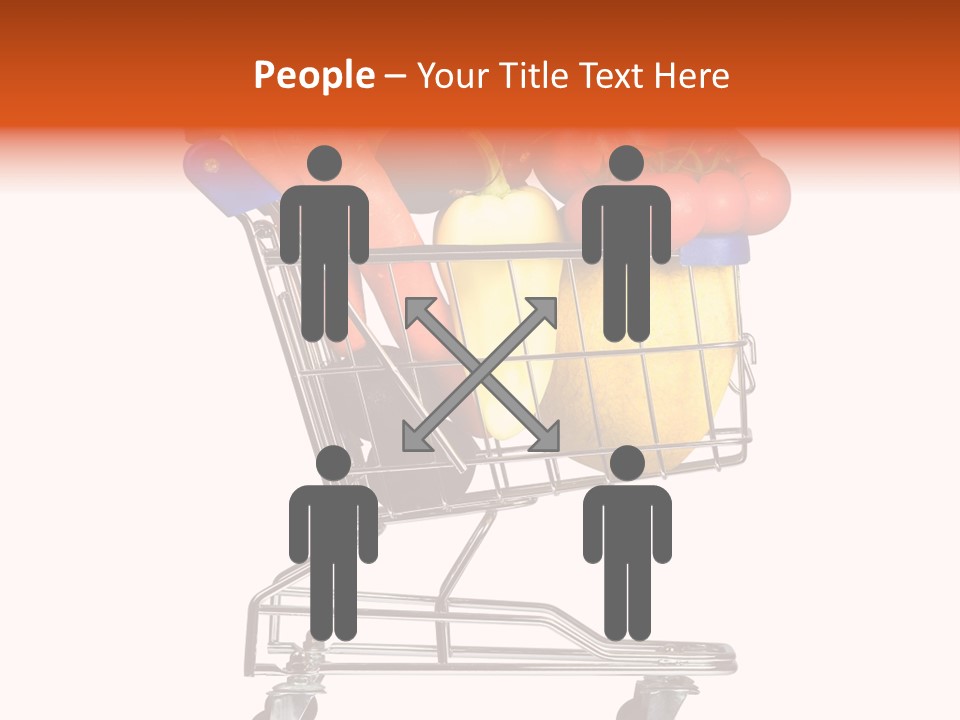 Bananas Fresh Red PowerPoint Template