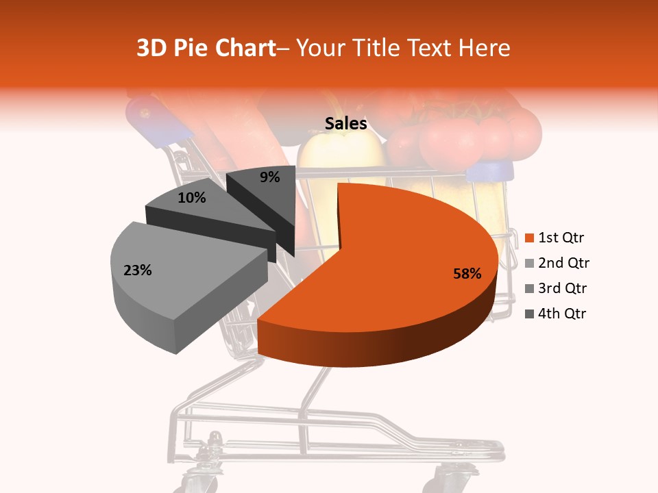 Bananas Fresh Red PowerPoint Template