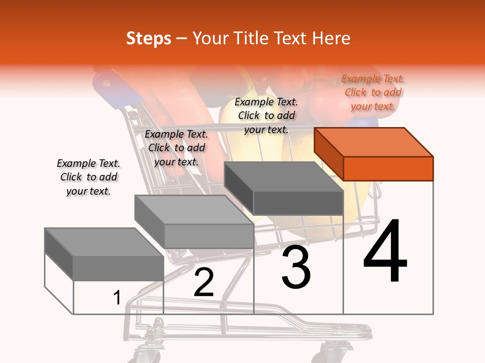 Bananas Fresh Red PowerPoint Template