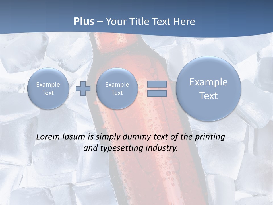 Bonnet Glare Barman PowerPoint Template