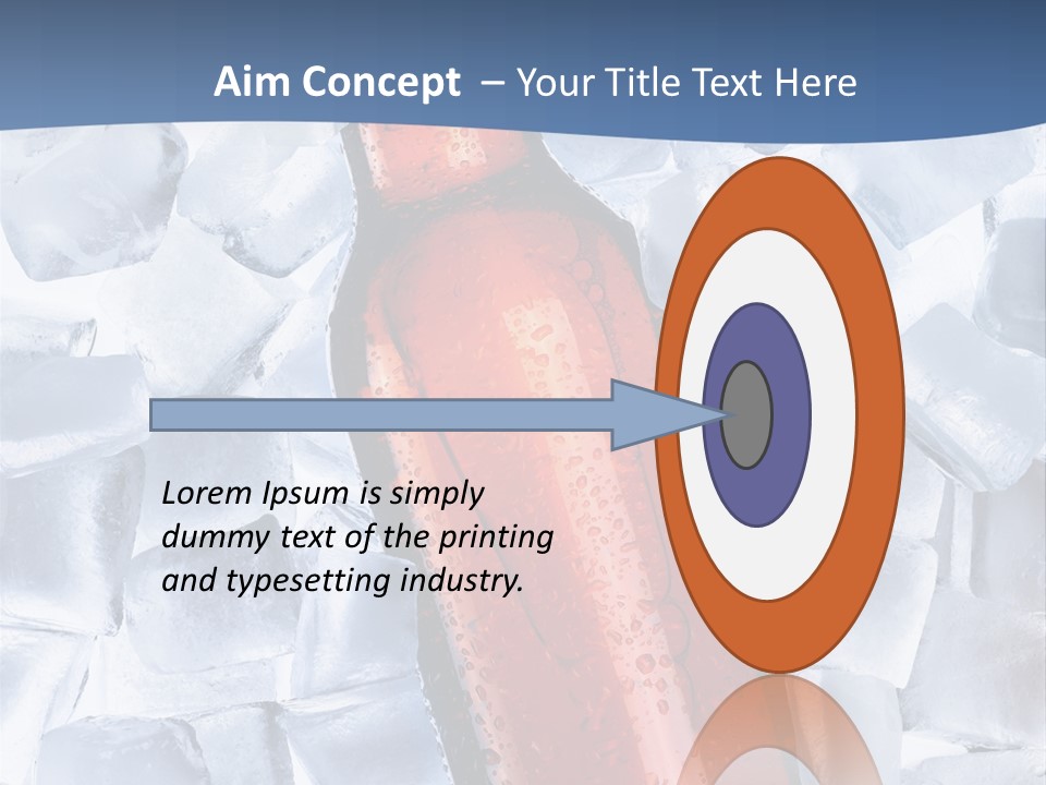 Bonnet Glare Barman PowerPoint Template