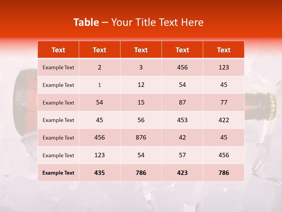 Ale Water Light PowerPoint Template