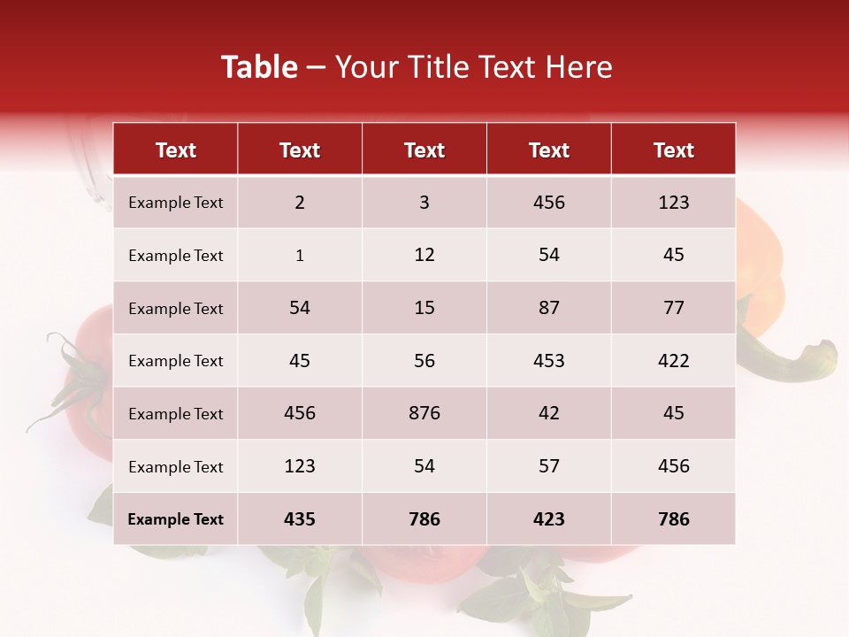 Nutrition Glassware Liquid PowerPoint Template