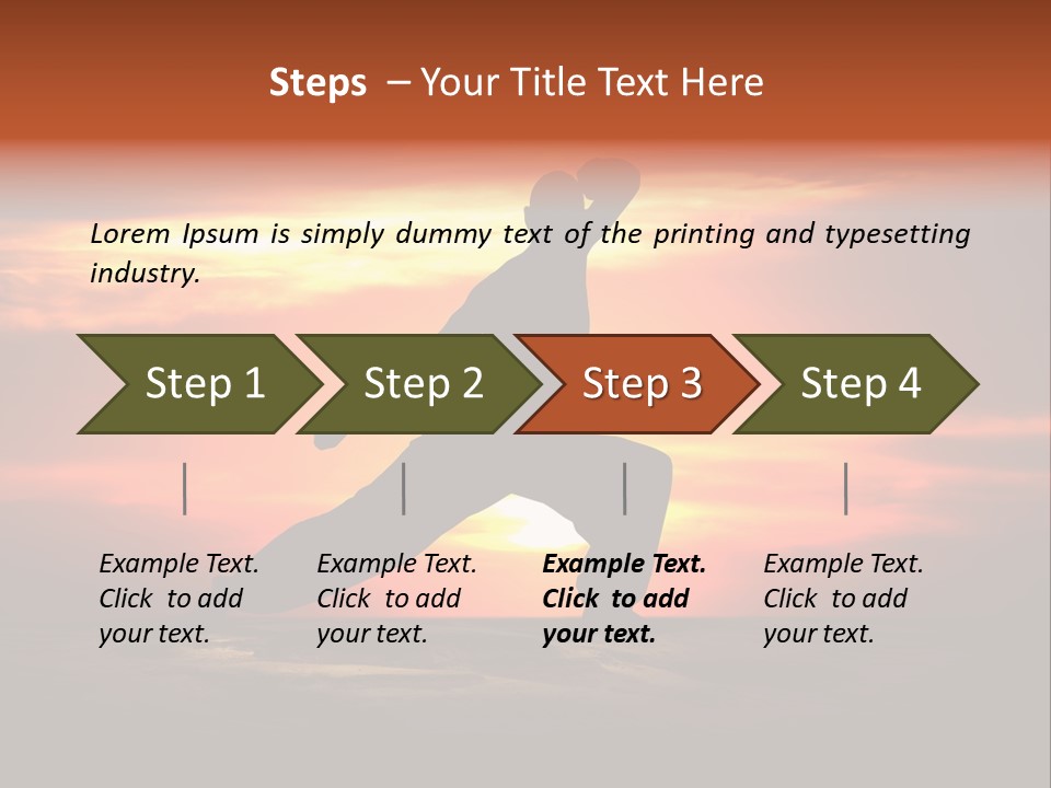Male Defend Powerful PowerPoint Template