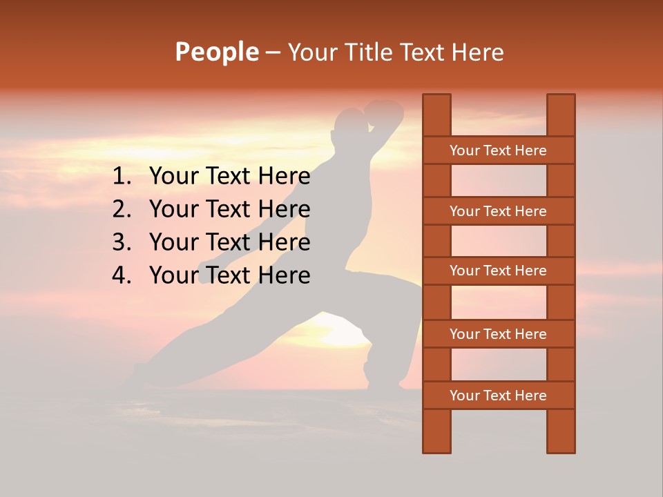 Male Defend Powerful PowerPoint Template