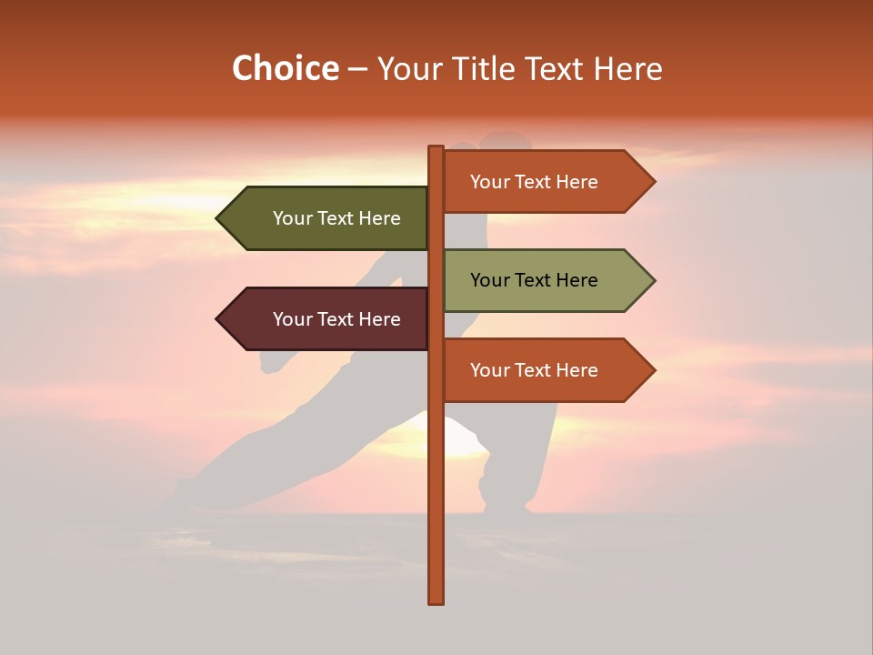 Male Defend Powerful PowerPoint Template