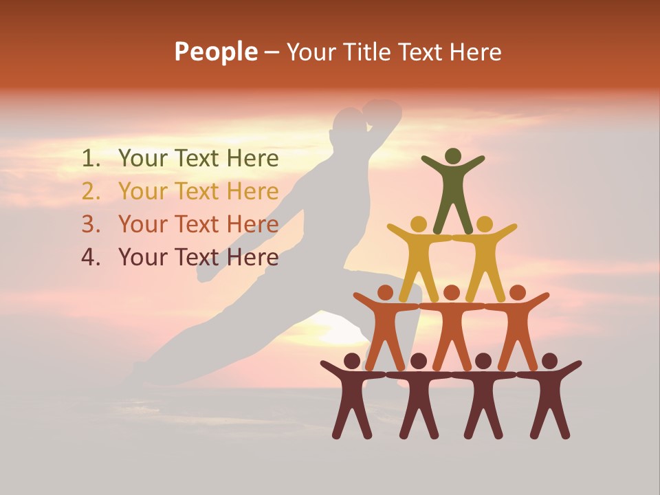 Male Defend Powerful PowerPoint Template