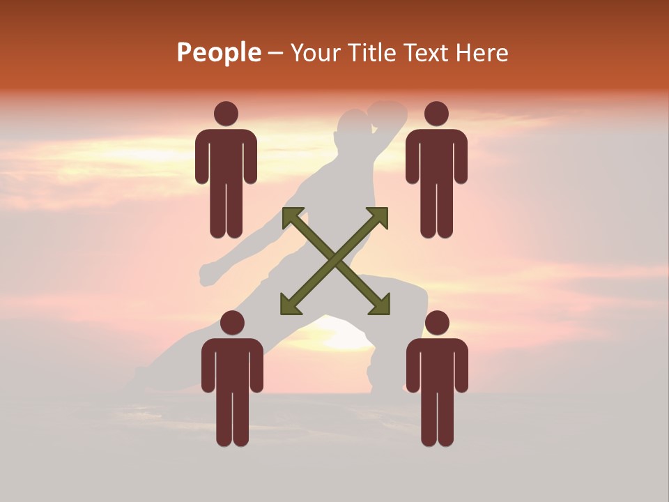 Male Defend Powerful PowerPoint Template