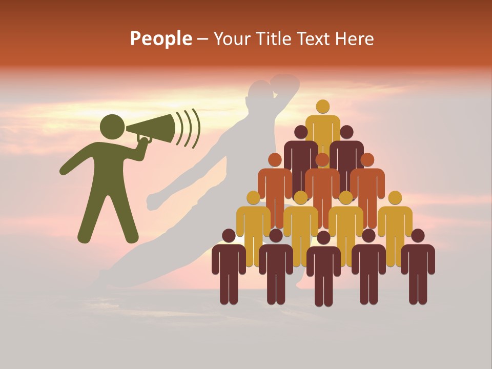 Male Defend Powerful PowerPoint Template