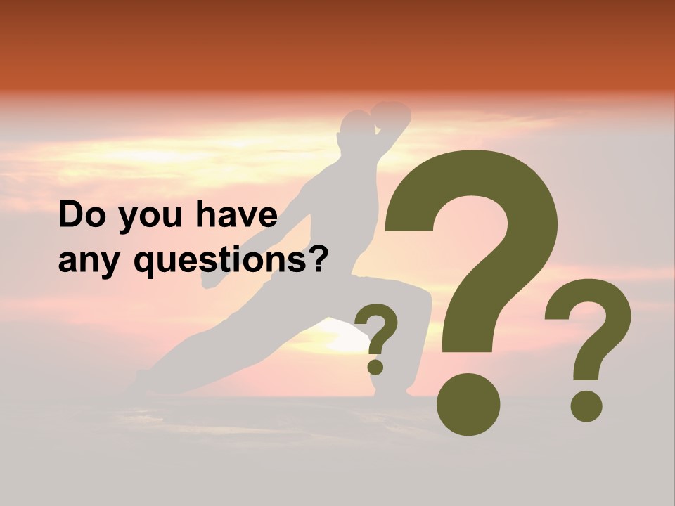 Male Defend Powerful PowerPoint Template