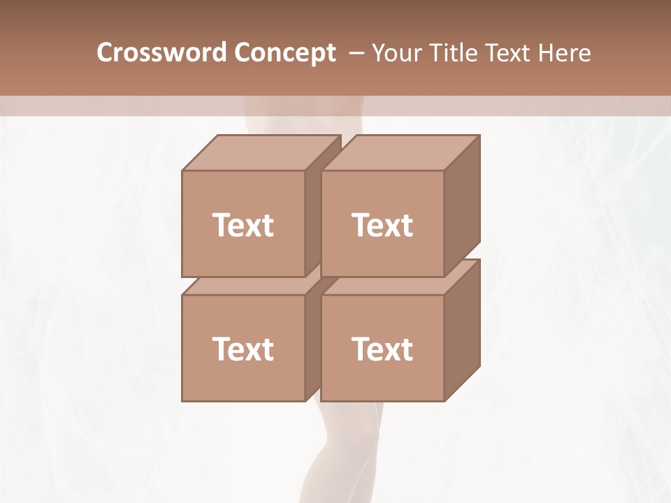 Lady Swimwear Background PowerPoint Template