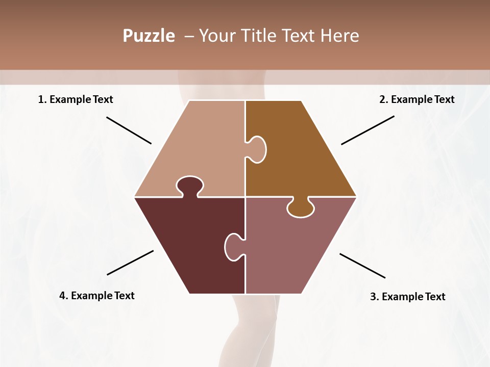 Lady Swimwear Background PowerPoint Template