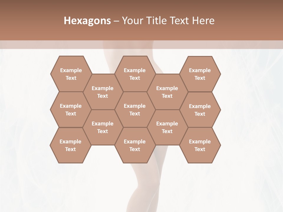 Lady Swimwear Background PowerPoint Template