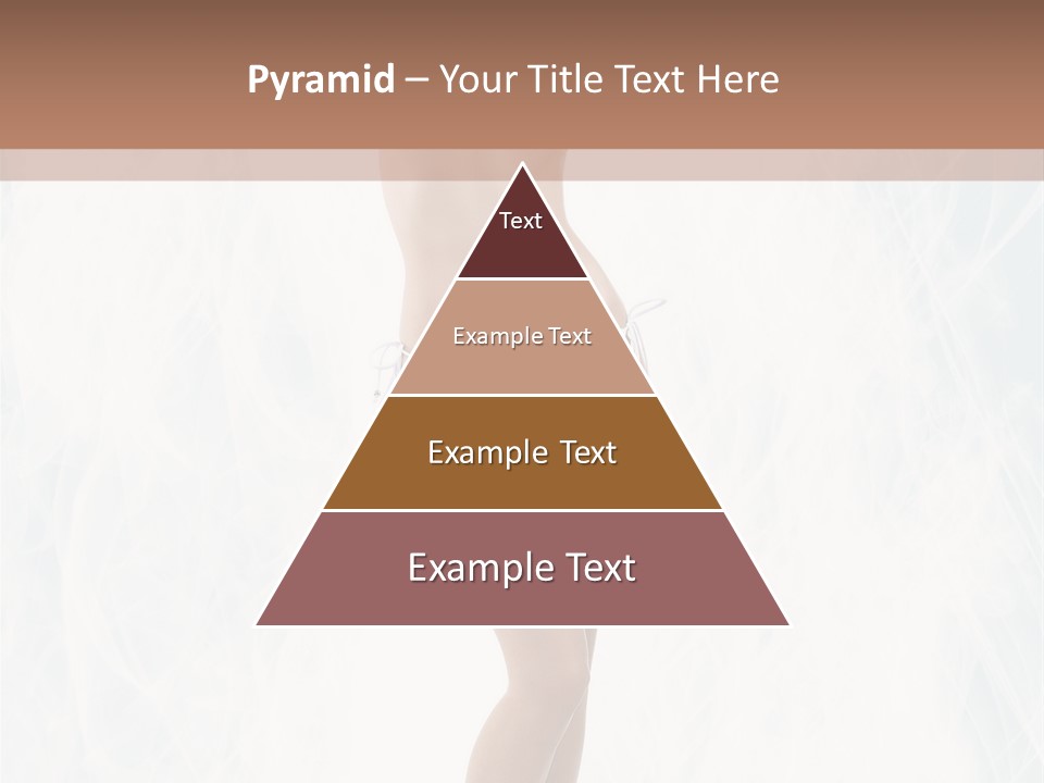 Lady Swimwear Background PowerPoint Template