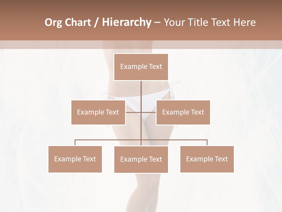 Lady Swimwear Background PowerPoint Template