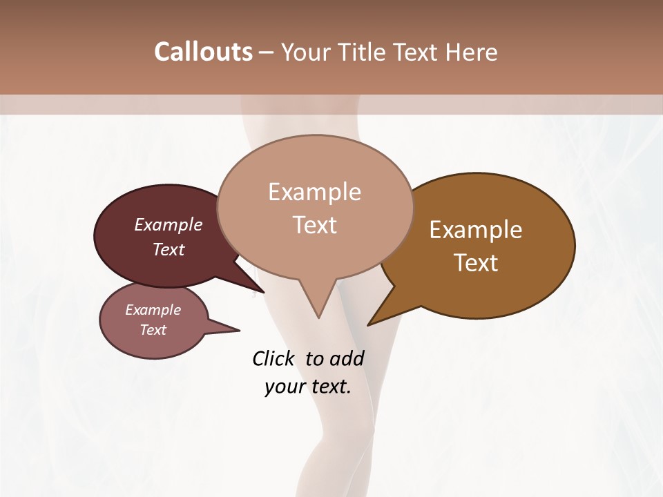 Lady Swimwear Background PowerPoint Template