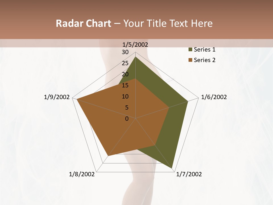 Lady Swimwear Background PowerPoint Template