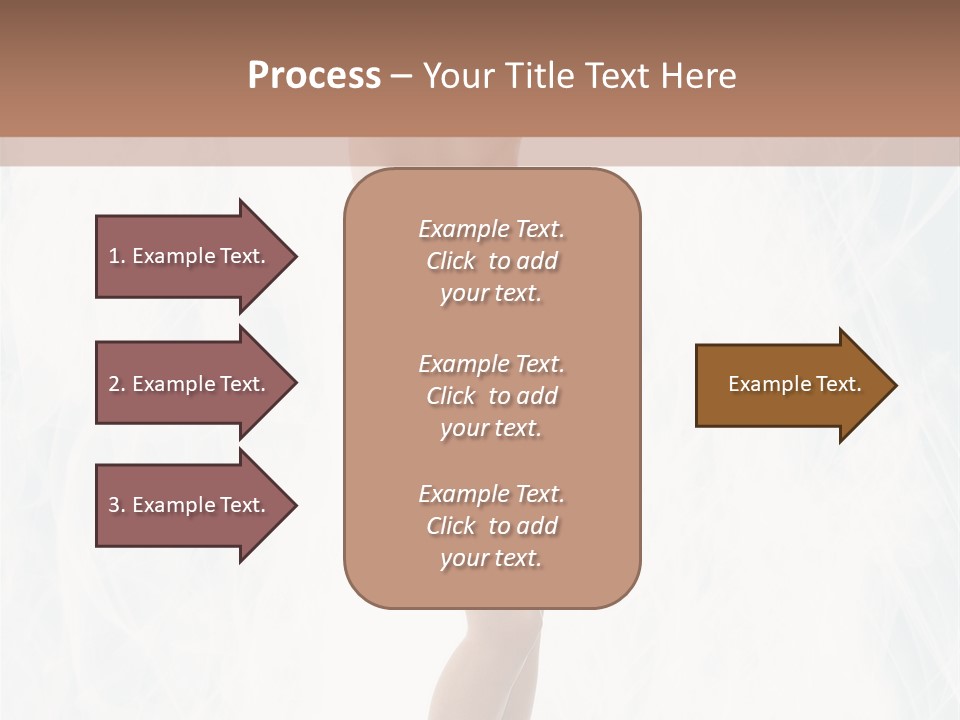 Lady Swimwear Background PowerPoint Template
