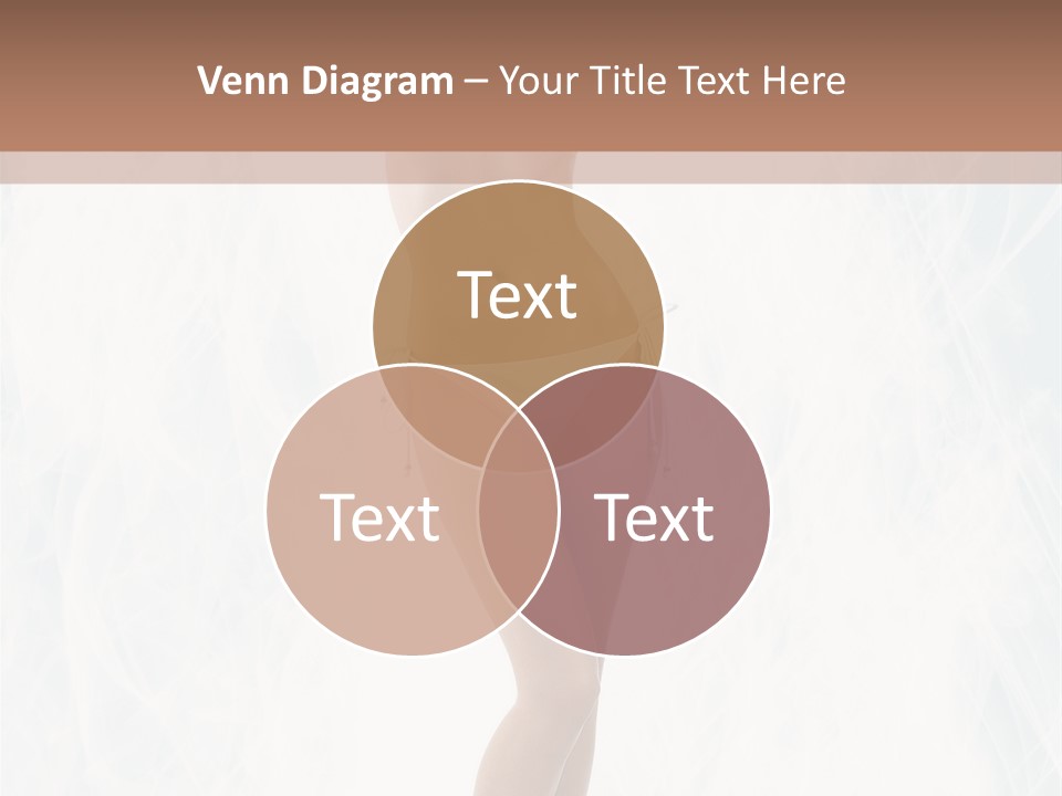 Lady Swimwear Background PowerPoint Template