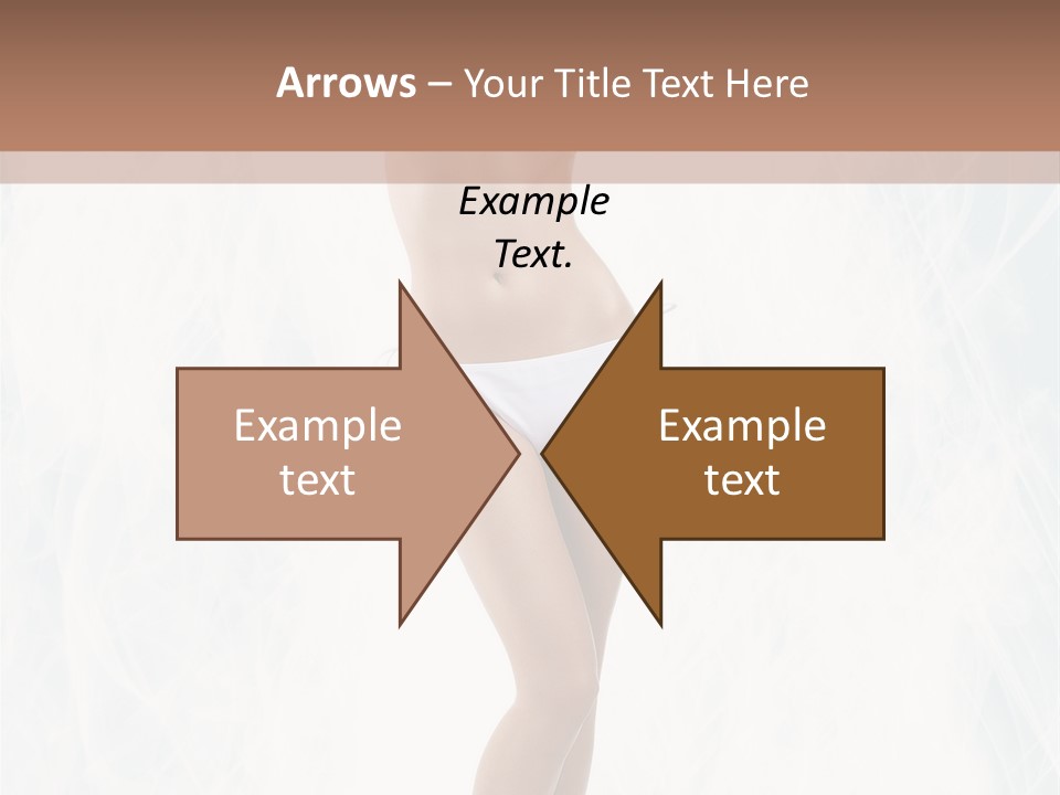 Lady Swimwear Background PowerPoint Template