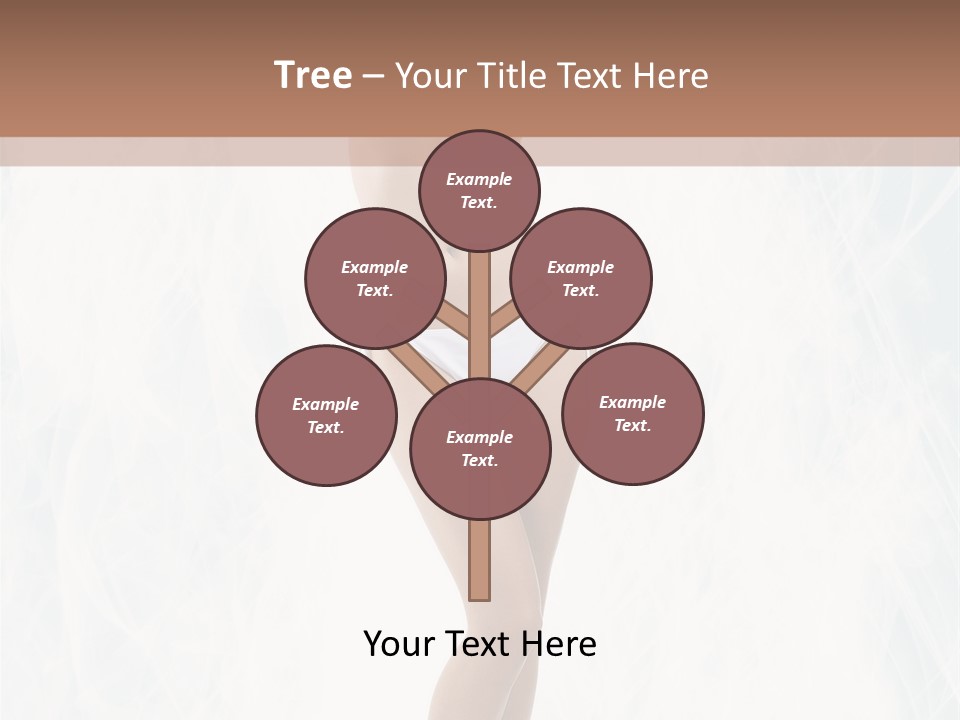 Lady Swimwear Background PowerPoint Template