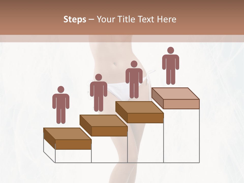 Lady Swimwear Background PowerPoint Template