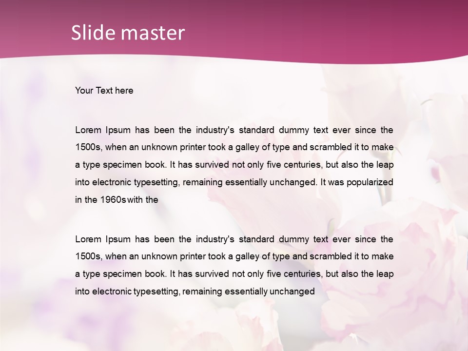 Fresh Red Fantasy PowerPoint Template