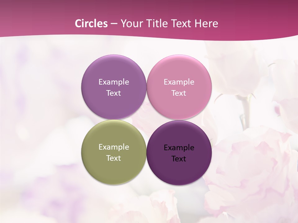 Fresh Red Fantasy PowerPoint Template