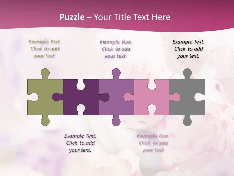 Fresh Red Fantasy PowerPoint Template