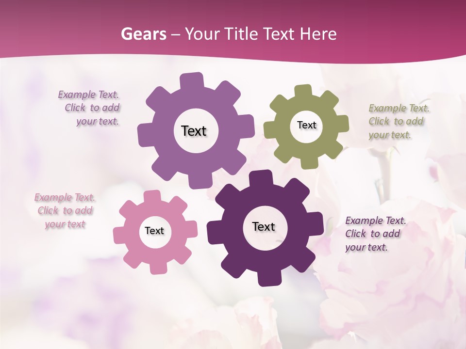 Fresh Red Fantasy PowerPoint Template